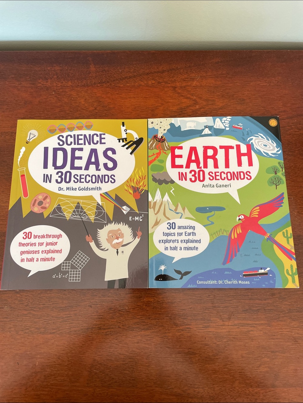 Science Ideas in 30 Seconds & Earth in 30 Seconds - Illustrated Kids Books